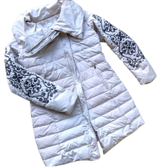 Odd Molly Quilted Down Long Puffer Jacket Size 4 - Picture 1 of 9
